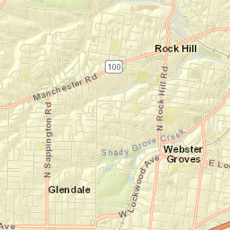 803 West Lockwood Avenue St. Louis MO Street Map