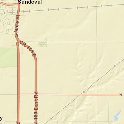 Sandoval Street Map