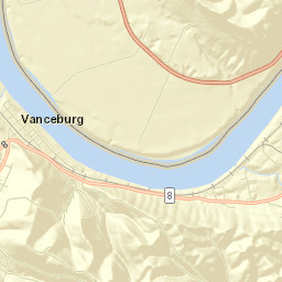 Vanceburg Street Map