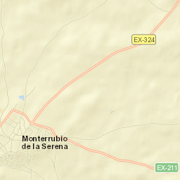 Monterrubio de la Serena Street Map