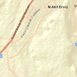 Merkez Street Map