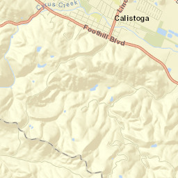 Calistoga Street Map