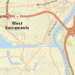 West Sacramento Street Map