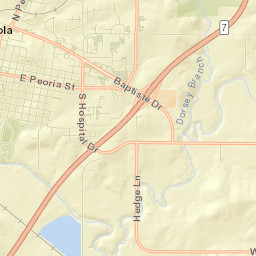 Miami County Street Map