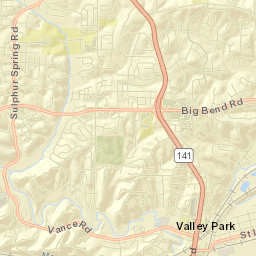 703 Oak Hall Lane, Ballwin, MO 63021 Street Map