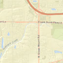 3501-3699 Green Mount Crossing Drive Street Map