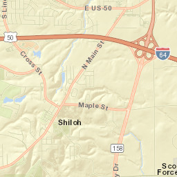 Shiloh Street Map