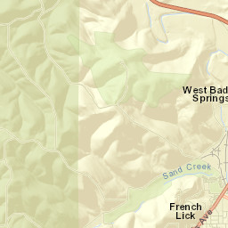 French Lick Street Map