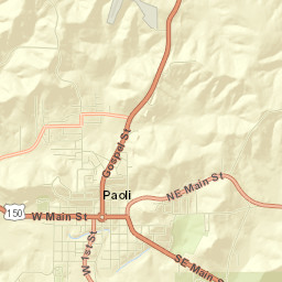 1514 West Main Street, Paoli, IN 47454 Street Map