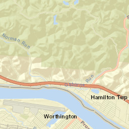 Worthington Street Map