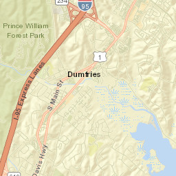 Dumfries Street Map