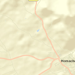 Hornachos Street Map