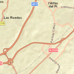 l'Alfàs del Pi Street Map