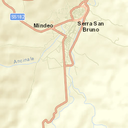 Serra San Bruno Street Map