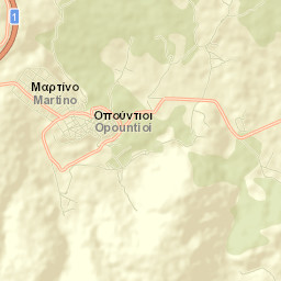 Martínon Street Map