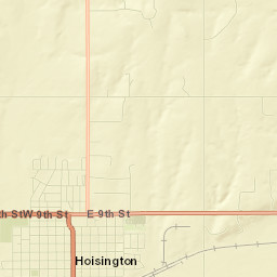 Hoisington Street Map