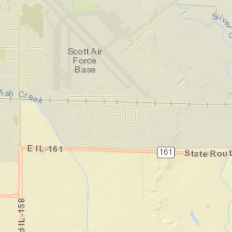 Scott Air Force Base Street Map