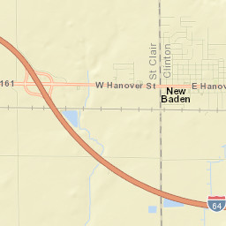 301-399 East Maple Street, New Baden, IL Street Map