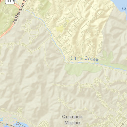 Quantico Station Street Map