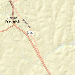Prince Frederick Street Map