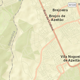 Azeitão Street Map