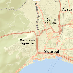 Setúbal Street Map