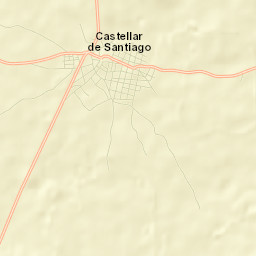 Castellar de Santiago Street Map