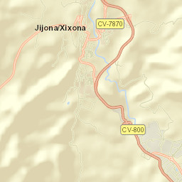 Jijona Street Map