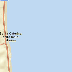 Santa Caterina dello Ionio Marina Street Map