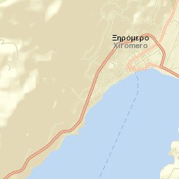 Astakós Street Map