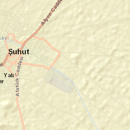 Şuhut Street Map