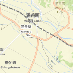 Wakuya Street Map