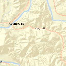 Guerneville Street Map