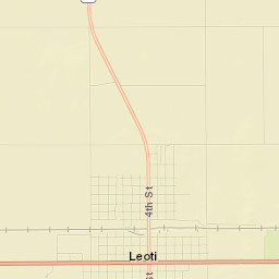 Leoti Street Map