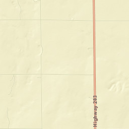 Ness County Street Map