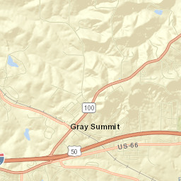 Gray Summit Street Map