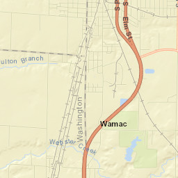 Wamac Street Map