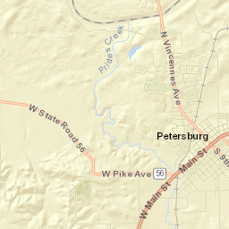 Petersburg Street Map