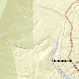 Shenandoah Street Map