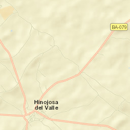 Hinojosa del Valle Street Map