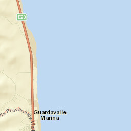 Guardavalle Marina Street Map