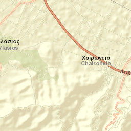 Chairóneia Street Map
