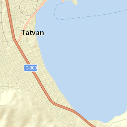 Tatvan Street Map