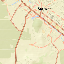 Sariwŏn Street Map