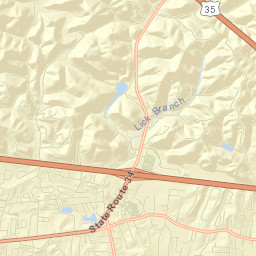Teays Valley Street Map
