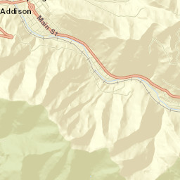 Webster Springs Street Map