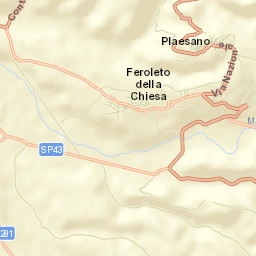 Feroleto della Chiesa Street Map