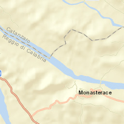 Monasterace Street Map