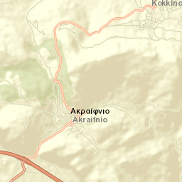 Akraifnía Street Map