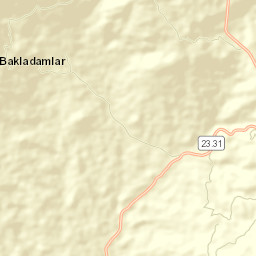 Alacakaya İlçesi Street Map